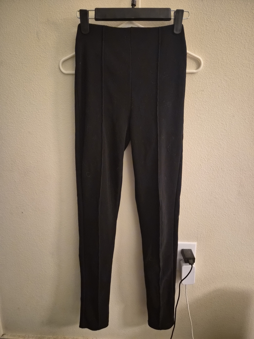 Forever 21 Black Ponte Slim Leg Pants
